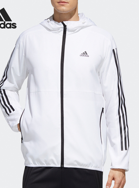 Adidas/阿迪达斯正品MH WB 3S男士经典运动连帽外套GF3964