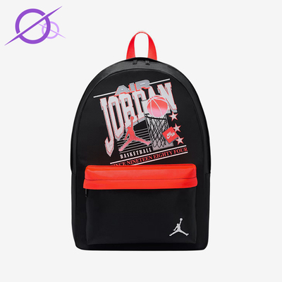 Nike/耐克正品JORDAN84Vintage新款黑红色经典双肩背包IO2944-011