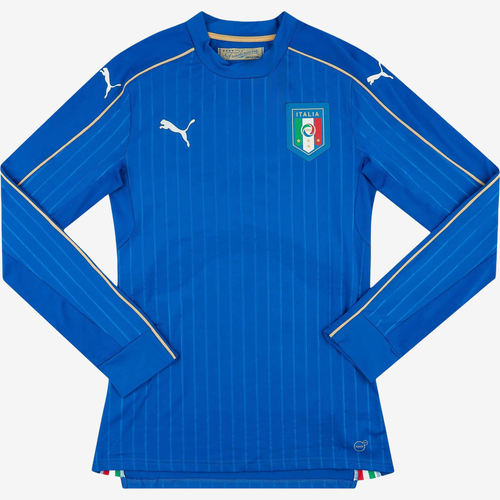 Puma彪马正品Italia2016-17ACTV圆领长袖比赛服足球748812-01