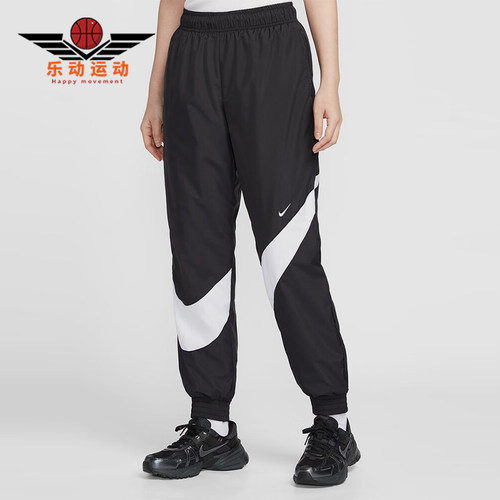 Nike/耐克正品2025夏季款女士梭织运动经典束脚长裤HM8977-010