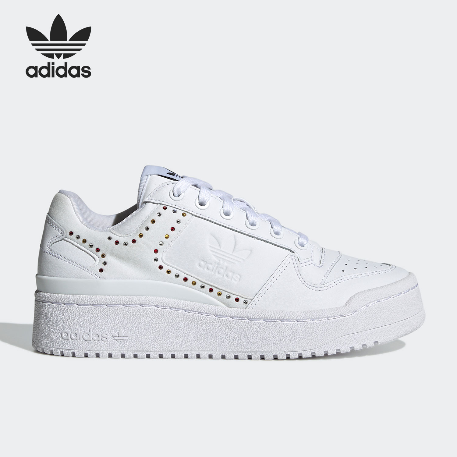 Adidas/阿迪达斯正品三叶草FORUM BOLD W女子休闲鞋GY0816