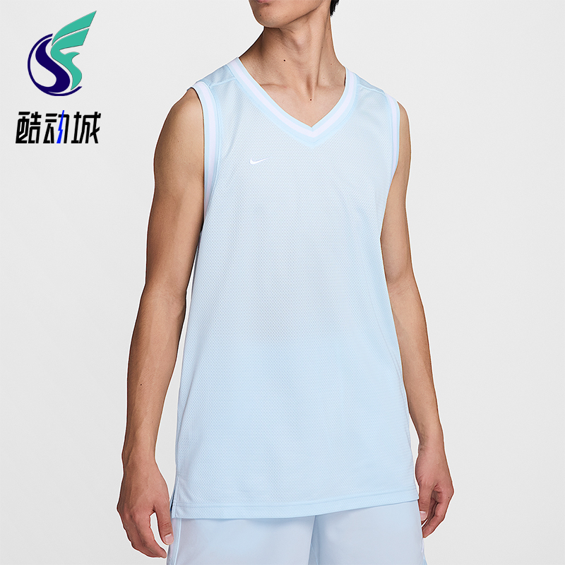 Nike/耐克正品Dri-FIT男士透气无袖篮球运动背心T恤FQ3708-476