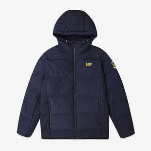 L419M063 斯凯奇男子正品 特价 连帽羽绒服断码 00AH 中长款
