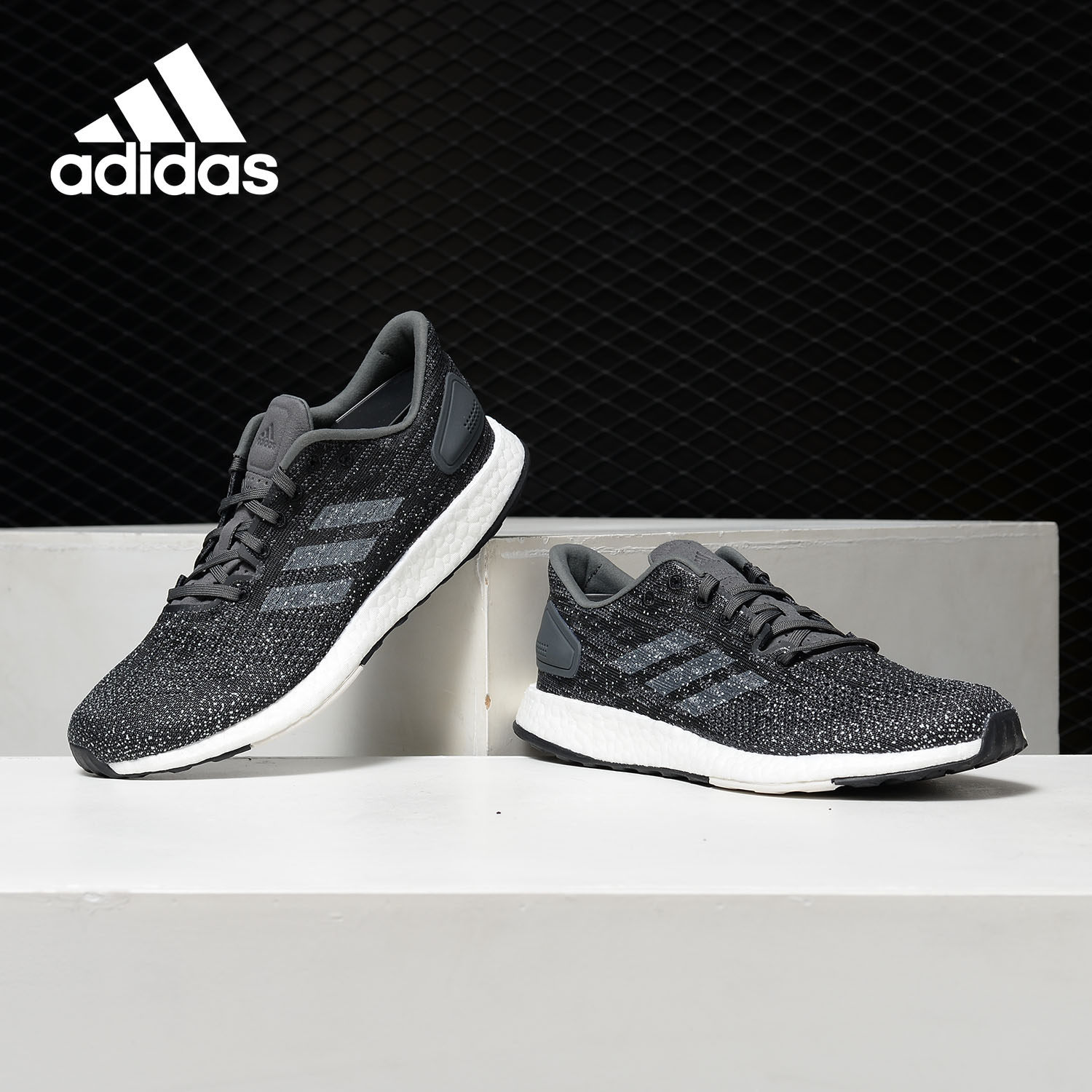 Adidas/阿迪达斯正品 女子Boost爆米花底运动跑步鞋 B75830