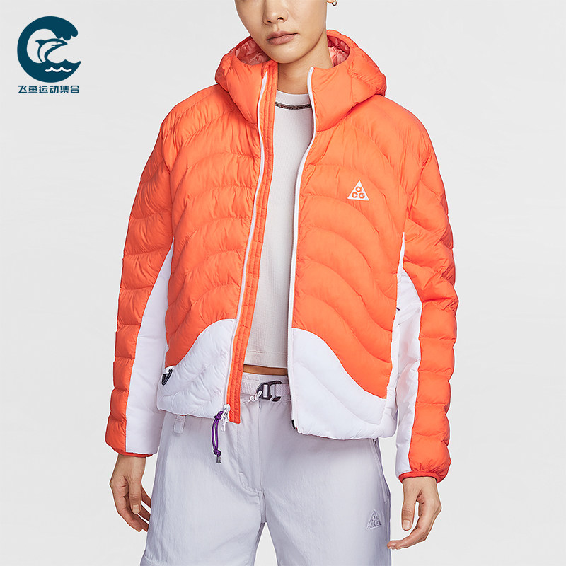 Nike/耐克正品Therma-FIT女士运动拼接长袖连帽棉服HM9964-819