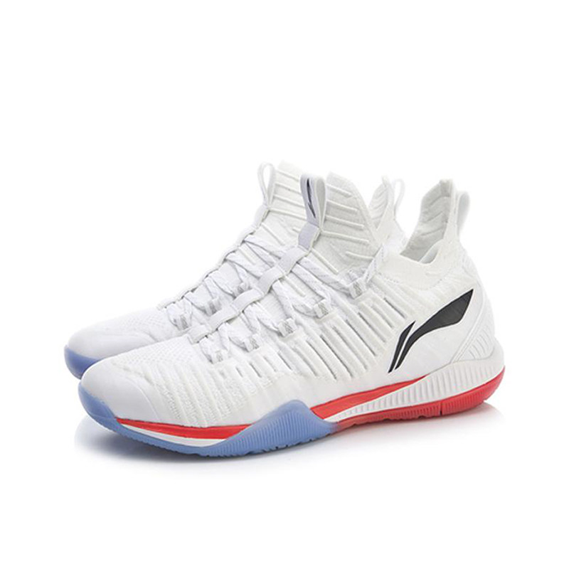 李宁正品酷鲨男子时尚简约轻便透气耐磨低帮羽毛球鞋AYZP005-1