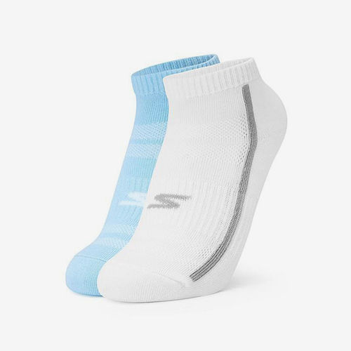 Skechers/斯凯奇正品四季款儿童日常透气短筒袜两双装P224K074