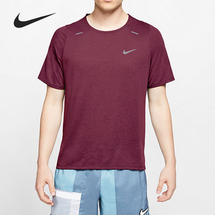 新款 夏季 男子圆领透气运动短袖 T恤 671 Nike CJ5421 耐克正品