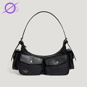 经典 三叶草女士时尚 运动日常斜挎包KW4748 阿迪达斯正品 Adidas