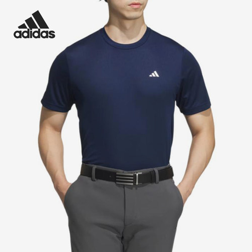 Adidas/阿迪达斯正品舒适男士运动训练经典简约耐穿透气T恤JG1307