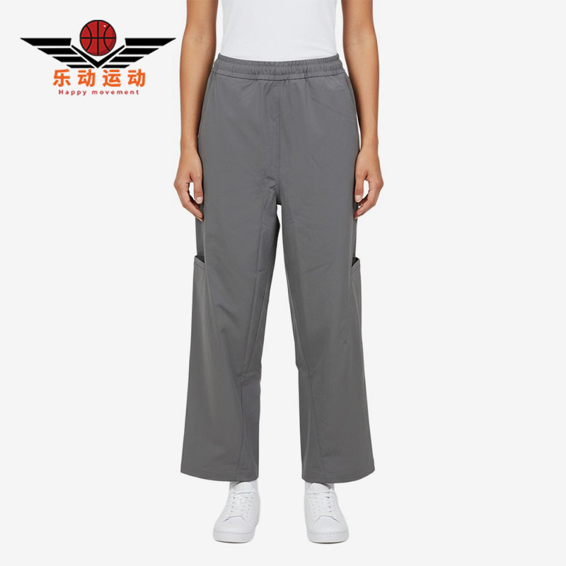 Adidas/阿迪达斯正品纯色中腰松紧休闲裤新款女休闲裤KS0080