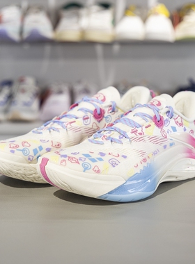 李宁正品反伍BADFIVE游击1男子时尚缓震回弹篮球场外鞋ABFV005-2