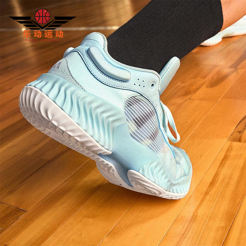 Adidas/阿迪达斯正品男士训练减震耐磨运动低帮系带篮球鞋JH5839