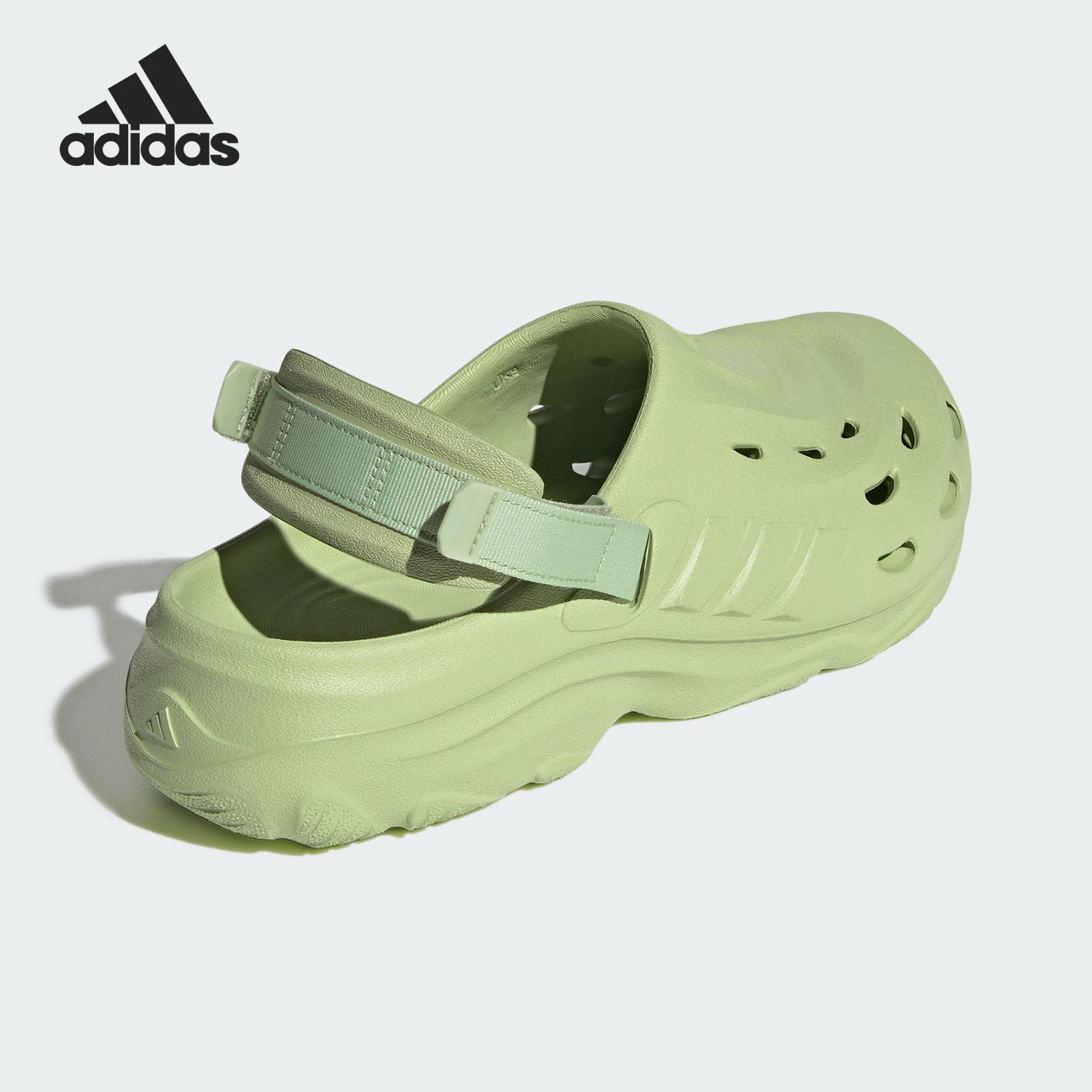 Adidas/阿迪达斯正品2025新款男女轻便透气厚底凉鞋JR7547