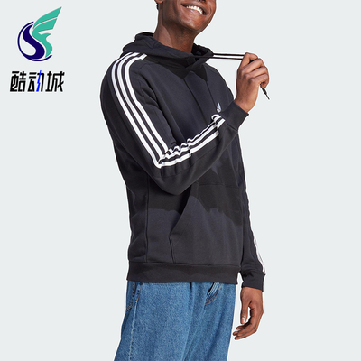 Adidas/阿迪达斯正品M 3S FL HD男士运动连帽日常休闲卫衣IB4028