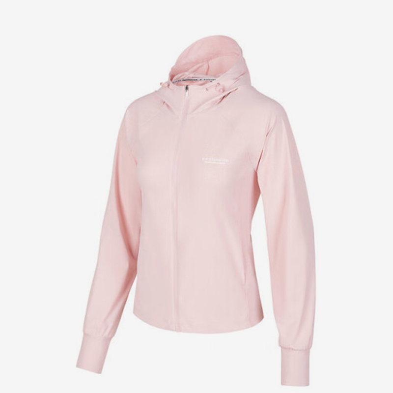 Skechers/斯凯奇正品2024新款女士休闲针织连帽运动防晒外套