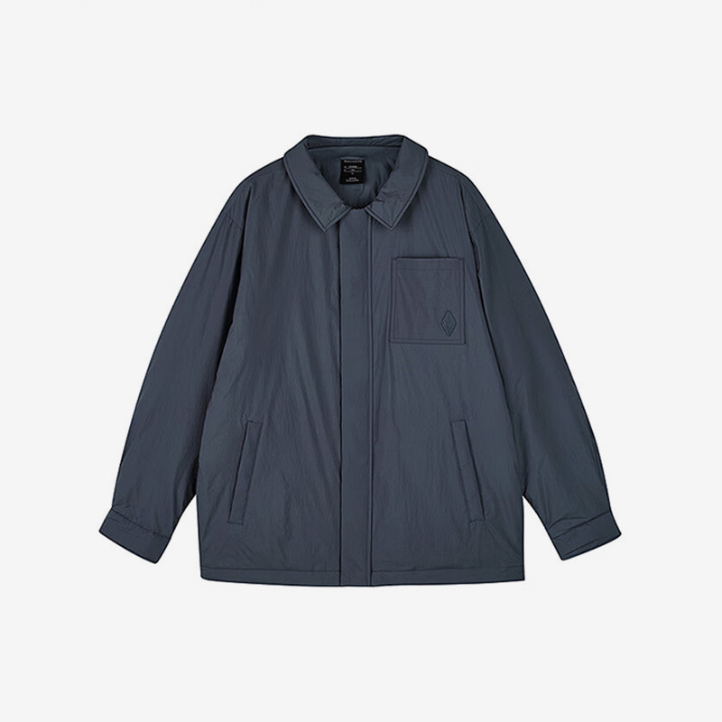 Skechers/斯凯奇正品新款男子梭织防风保暖短款运动羽绒服