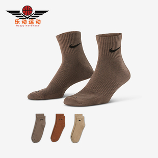 新款 2025秋季 男女经典 训练短袜三双装 911 Nike SX6893 耐克正品