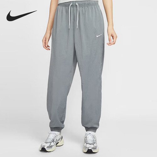 Nike/耐克正品OVERSIZE女士梭织运动束脚宽松长裤IH0827-091