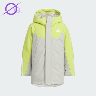 PARKA Adidas DOWN儿童保暖拼接羽绒服KC5410 阿迪达斯正品