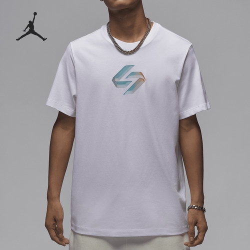 Nike/耐克正品Jordan Luka男士圆领透气短袖T恤HF8087-100