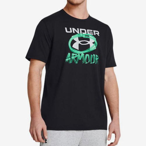 UA/安德玛正品Multi Hit男士夏季时尚印花训练短袖T恤1382858-001