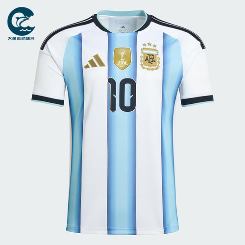 Adidas/阿迪达斯正品阿根廷男士针织修身圆领足球运动T恤KA8117