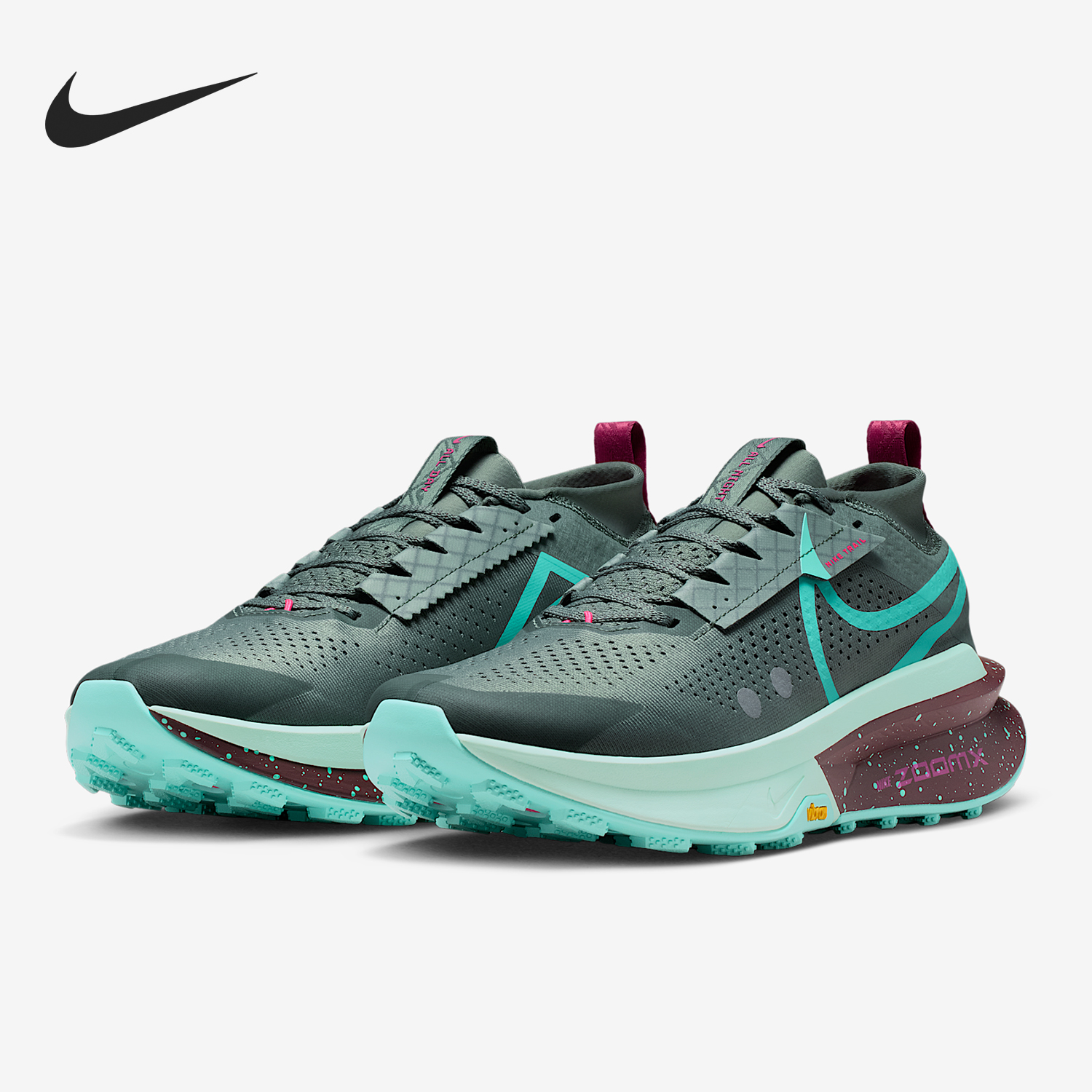 Nike/耐克正品Zegama 2男士训练运动减震越野跑步鞋FD5190-303