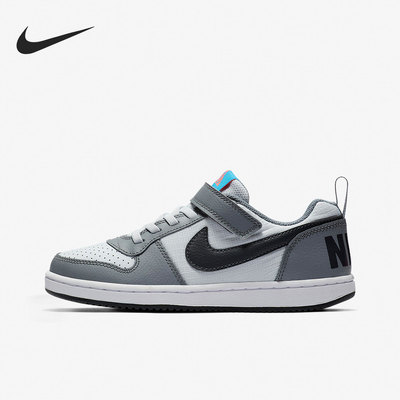 Nike/耐克正品COURT BOROUGH 大童魔术贴休闲板鞋 870025-006