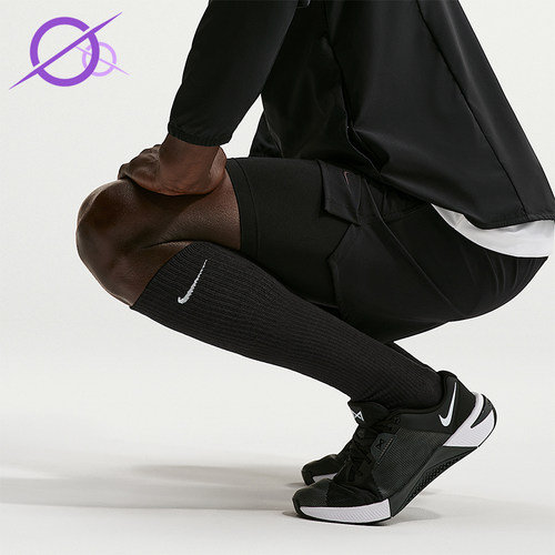 Nike/耐克正品EverydayElevated新款男经典运动长筒袜HQ8510-010