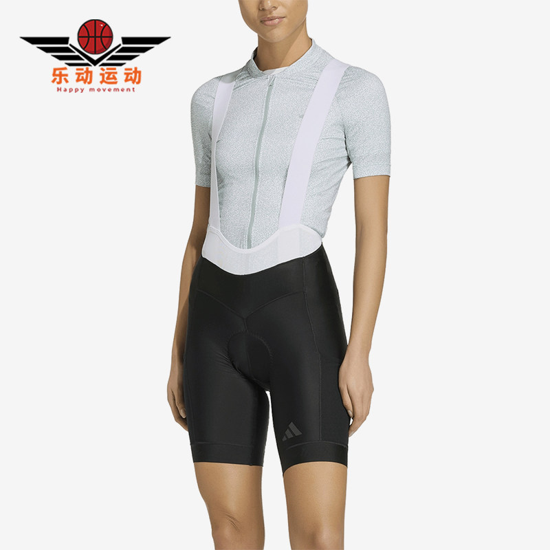Adidas/阿迪达斯正品新款女黑灰色自行车经典修身骑行裤KB9575