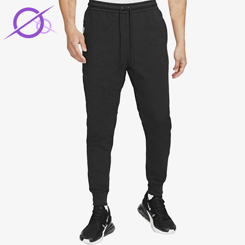 Nike/耐克正品束脚针织长裤新款男黑色弹力经典长裤DD5294-010