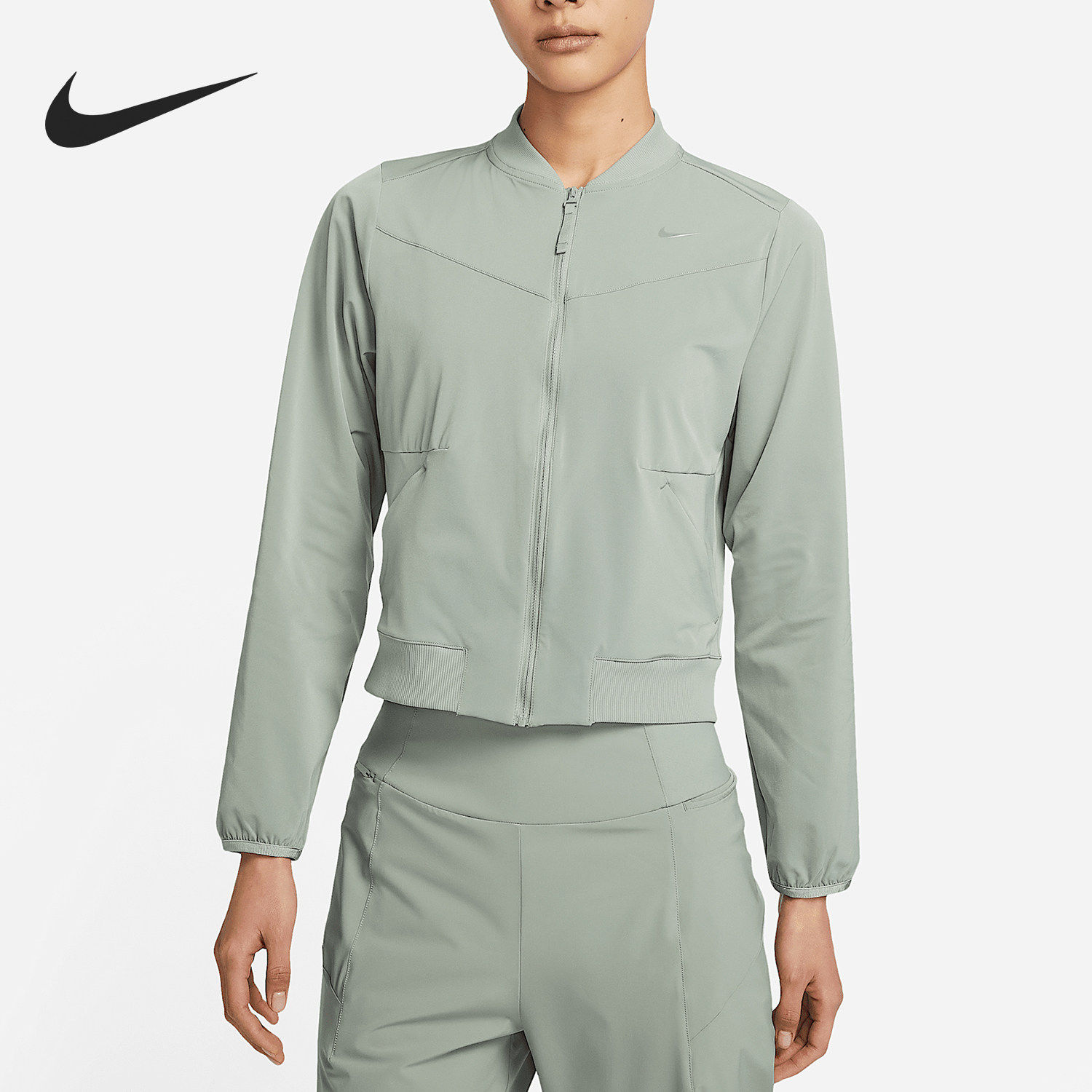 Nike/耐克正品新款女士立领休闲运动短款夹克外套DV9452-330