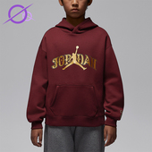 JORDAN大童休闲连帽套头印花运动卫衣IR8372 Nike 耐克正品 644