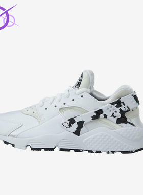Nike/耐克正品AirHuarache新款女白黑色鞋经典跑步鞋859429-100