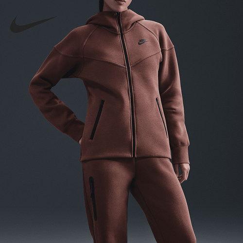 Nike/耐克正品秋季新款女士连帽运动保暖训练外套FB8339-218