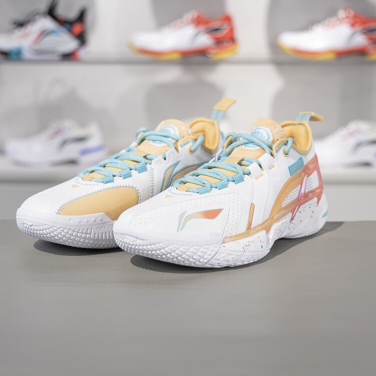 李宁正品反伍BADFIVE男子轻弹舒适耐磨支撑篮球外场鞋ABFU049-5