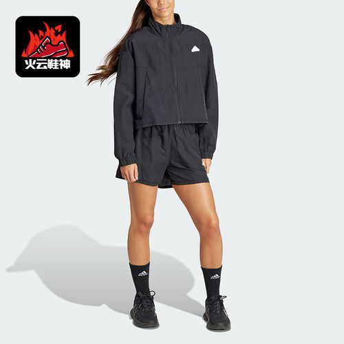 Adidas/阿迪达斯正品新款女士运动休闲长袖短裤套装IN1839