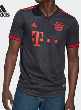 Adidas/阿迪达斯正品FCB 3 AU JSY 拜仁慕尼黑足球短袖H39910