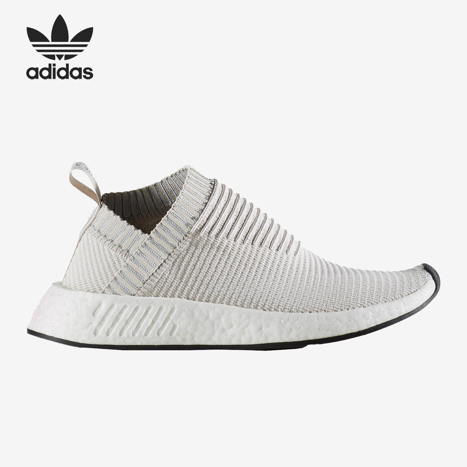 Adidas/阿迪达斯正品三叶草女士轻便防滑一脚蹬运动鞋BA7213