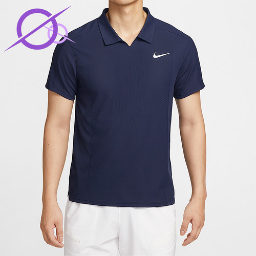 Nike/耐克正品Dri-FIT男士训练翻领透气网球运动POLO衫HM6753-410