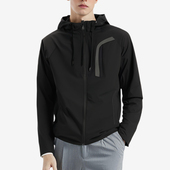 男子运动训练梭织连帽夹克外套1376967 2025新款 001 安德玛正品