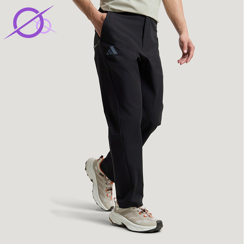 Adidas/阿迪达斯正品TEREXTEREX新款男经典黑色徒步运动裤KC7004