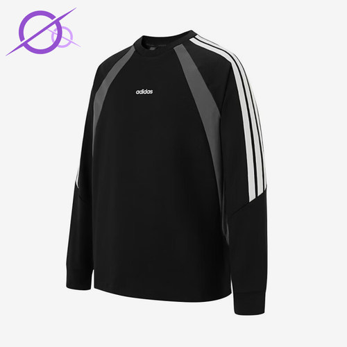 Adidas/阿迪达斯正品春秋男女复古运动休闲经典日常长袖T恤KG7145