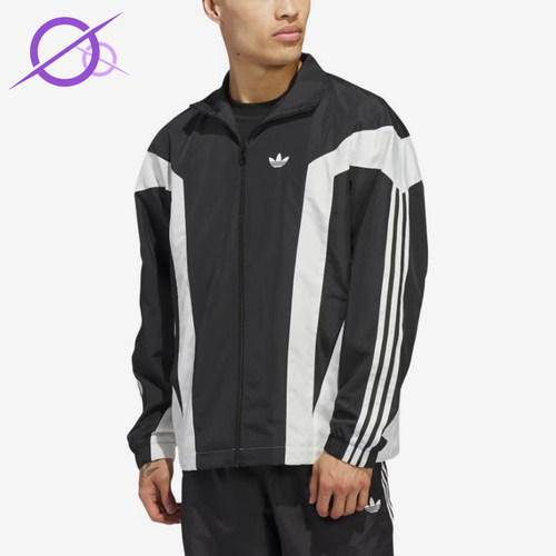 Adidas/阿迪达斯正品FW25宽松高领防风休闲夹克外套JZ6965