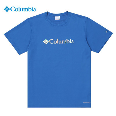 Columbia/哥伦比亚正品新款户外男子速干休闲透气短袖T恤 AE0543