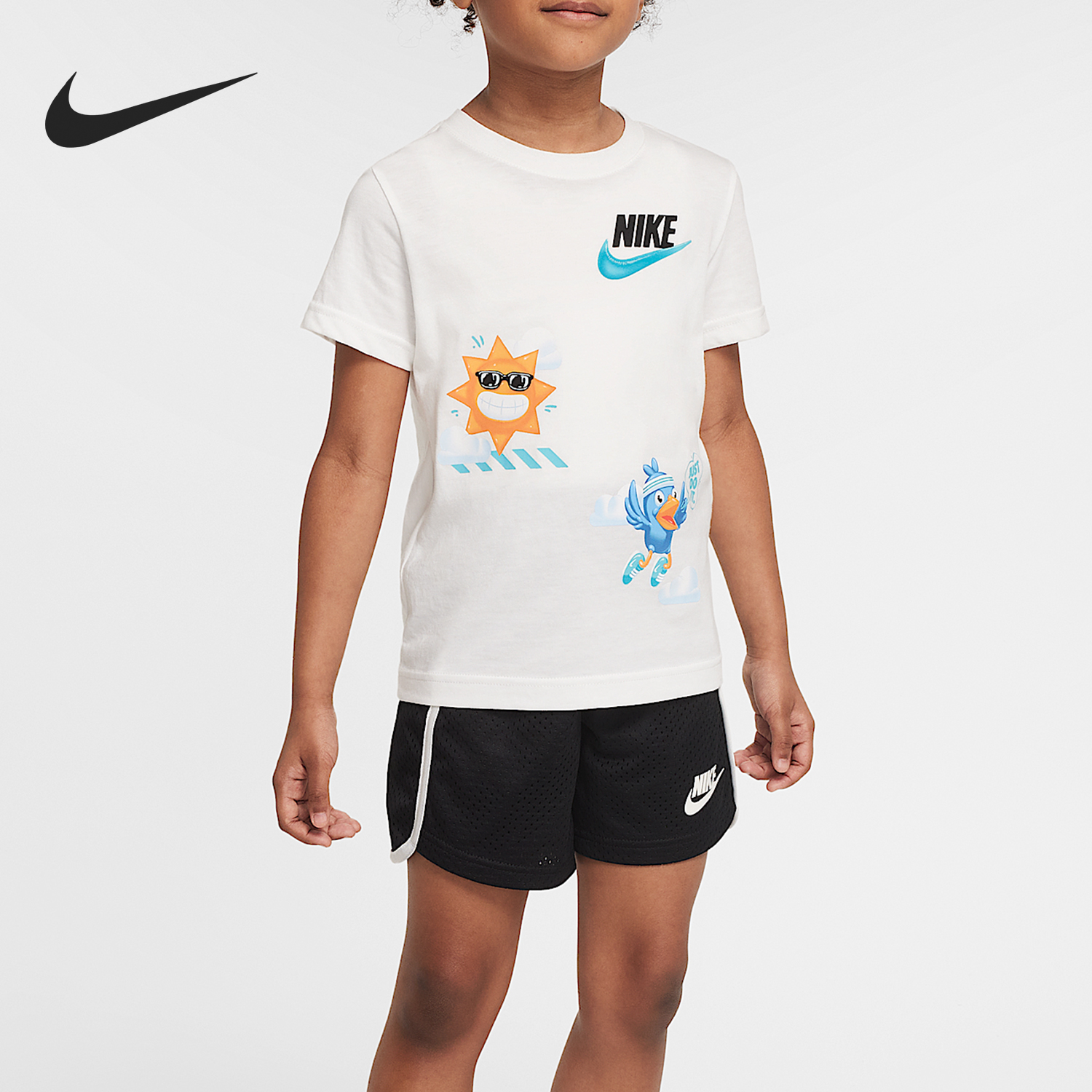 Nike/耐克正品2025夏季儿童运动休闲舒适透气套装II3064-010