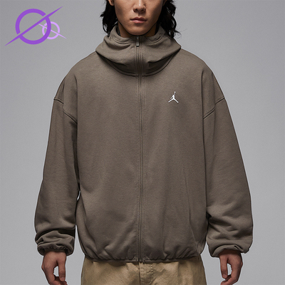Nike/耐克正品JORDAN男士运动拉链连帽日常透气夹克IF1888-040