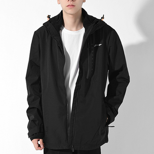 李宁正品运动时尚系列男女同款防风防水三合一连帽冲锋衣YWBT041