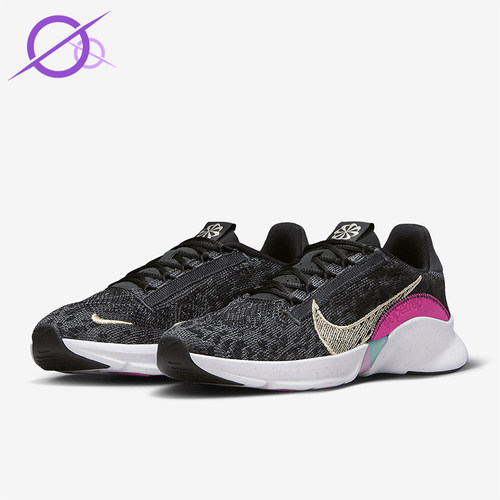 Nike/耐克正品SuperRep Go 3女士运动低帮缓震训练鞋FB7156-001